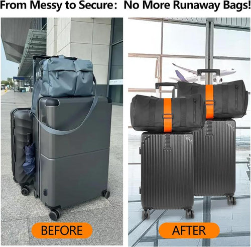 💥Multi Use Strong Adjustable Luggage Connector Straps（1 Set 4 Pcs ）💥