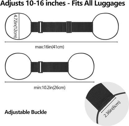 💥Multi Use Strong Adjustable Luggage Connector Straps（1 Set 4 Pcs ）💥