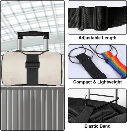 💥Multi Use Strong Adjustable Luggage Connector Straps（1 Set 4 Pcs ）💥