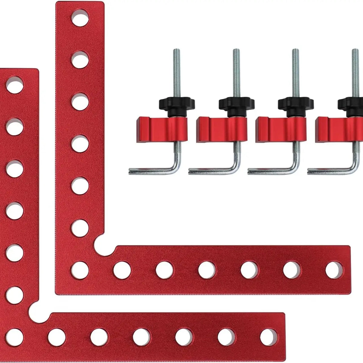 90° Woodworking Corner Clamp Set