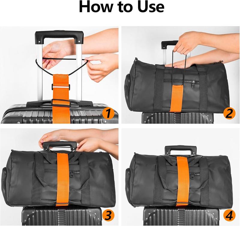 💥Multi Use Strong Adjustable Luggage Connector Straps（1 Set 4 Pcs ）💥